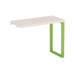 Mesa Complemento Tubolar PE 40 Pandin 90 Cm Casablanca e Verde