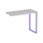 Mesa Complemento Tubolar PE 40 Pandin 90 Cm Cinza e Lilas