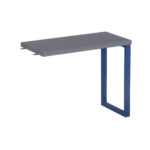 Mesa Complemento Tubolar PE 40 Pandin 90 Cm Grafito e Azul Del Rey