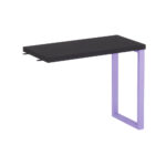 Mesa Complemento Tubolar PE 40 Pandin 90 Cm Preto e Lilas