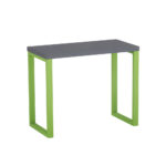 Mesa Auxiliar Tubolar PE 40 Pandin 90 x 45 Cm Grafito e Verde