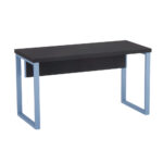Mesa Diretora Tubolar PE 40 Pandin 1,70 M Preto e Azul Dali