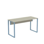 Mesa Auxiliar Tubular P25 Pandin 90 CM Casablanca e Azul Dali