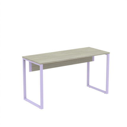 Mesa Auxiliar Tubular P25 Pandin 90 CM Casablanca e Lilas
