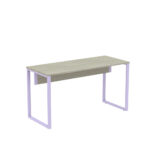 Mesa Diretora Tubular P25 Pandin 1,5×0,7 M Casablanca e Lilas