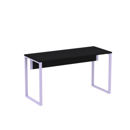 Mesa Auxiliar Tubular P25 Pandin 90 CM Preto e Lilas