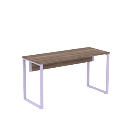 Mesa Diretora Tubular P25 Pandin 1,5×0,7 M Walnut e Lilas