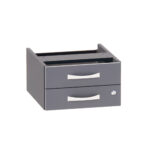 Gaveteiro Aéreo 02 Gavetas P25 | PE40 Pandin Grafito