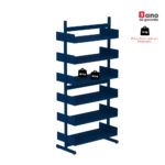 Estante Para Biblioteca Dupla Pandin 2,30 m Azul Del Rey - Imagem 12