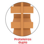 Estante Para Biblioteca Dupla Pandin 2,30 m Laranja Picasso - Imagem 10