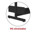 Estante Para Biblioteca Dupla Pandin 2,30 m Preto - Imagem 11