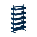 Estante Para Biblioteca Dupla Pandin 2,00 m Azul Del Rey