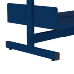 Estante Para Biblioteca Dupla Pandin 2,00 m Azul Del Rey - Imagem 3