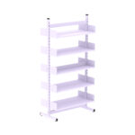 Estante Para Biblioteca Dupla Pandin 2,00 m Lilás