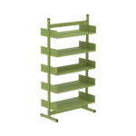 Estante Para Biblioteca Dupla Pandin 2,00 m Verde Miró