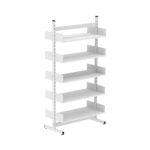 Estante Para Biblioteca Dupla Pandin 2,00 m Branco
