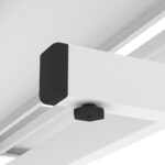 Estante Para Biblioteca Dupla Pandin 2,00 m Branco - Imagem 4