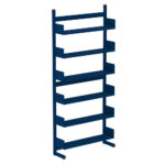 Estante Para Biblioteca Simples Pandin 2,30 m Azul Del Rey