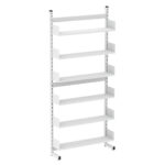 Estante Para Biblioteca Simples Pandin 2,30 m Branco