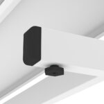 Estante Para Biblioteca Simples Pandin 2,30 m Branco - Imagem 3