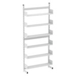Estante Para Biblioteca Simples Pandin 2,30 m Cinza