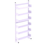 Estante Para Biblioteca Simples Pandin 2,30 m Lílas