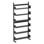 Estante Para Biblioteca Simples Pandin 2,30 m Preto