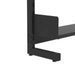 Estante Para Biblioteca Simples Pandin 2,30 m Preto - Imagem 2