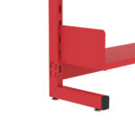 Estante Para Biblioteca Simples Pandin 2,30 m Vermelho - Imagem 2