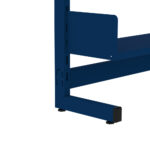 Estante Para Biblioteca Simples Pandin 2,00 m Azul Del Rey - Imagem 3