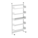Estante Para Biblioteca Simples Pandin 2,00 m Branco