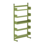 Estante Para Biblioteca Simples Pandin 2,00 m Verde