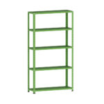 Estante de Aço 5 Prateleiras Sem Reforço EP5A Pandin 180x92X30 Verde