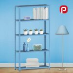 Estante de Aço 5 Prateleiras Sem Reforço EP5A Pandin 180x92X30 Azul Dali - Imagem 2