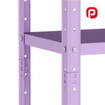 Estante de Aço 6 Prateleiras Sem Reforço EP6A Pandin 200x92X30 Lilás - Imagem 4