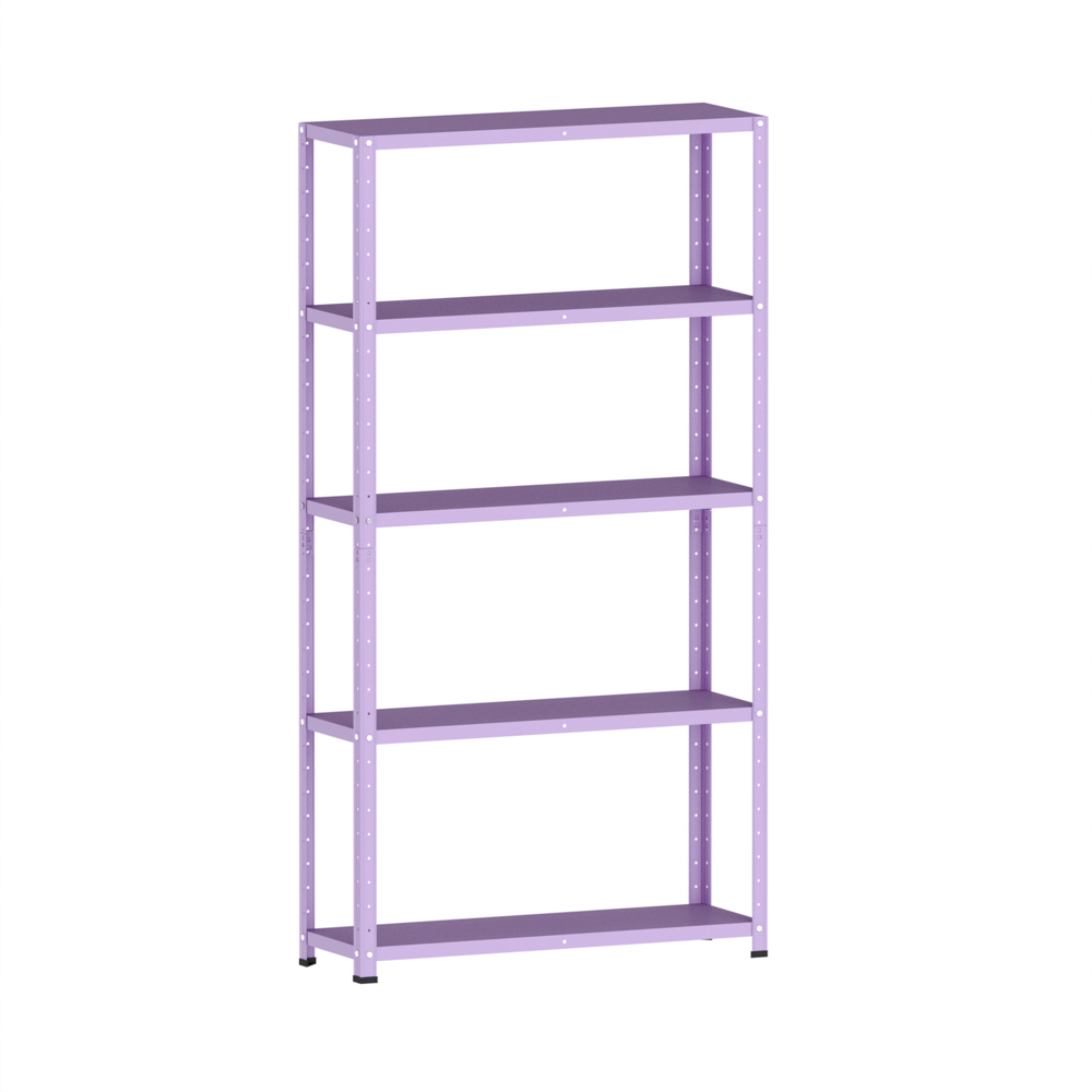 estante-de-aco-com-5-prateleiras-pandin-40.jpg Estante de Aço 5 Prateleiras Sem Reforço EP5A Pandin 180x92X30 Lilás - Imagem 1