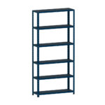 Estante de Aço 6 Prateleiras Sem Reforço EP6A Pandin 200x92X30 Azul Del Rey