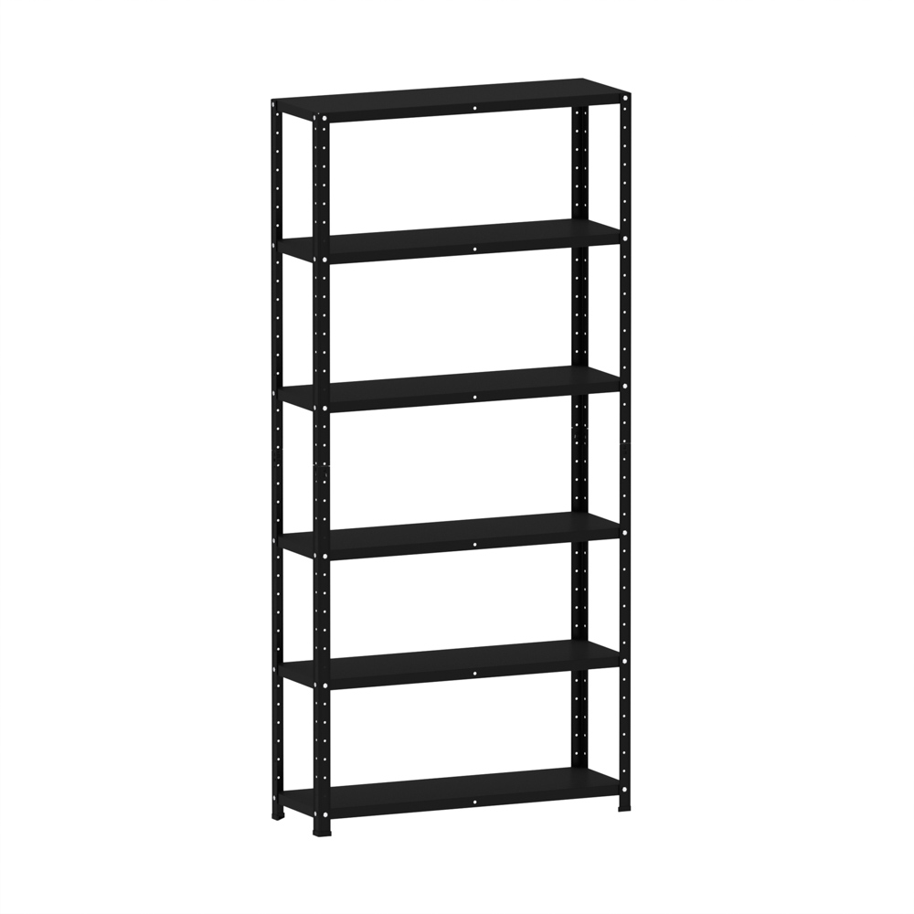 estante-de-aco-com-6-prateleiras-pandin-8-2.jpg Estante de Aço 6 Prateleiras Com Reforço EP6BR Pandin 200x92X40 Preto - Imagem 1